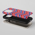 thumbnail image 2 of Chevron Pattern For All iPhone Series Protective Phone Case Geometric Red Blue White, 2 of 7