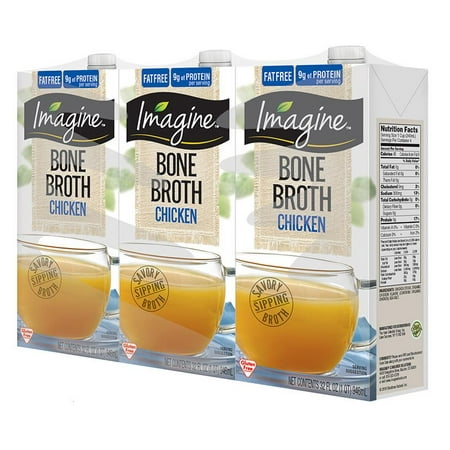 Product of Imagine Chicken Bone Broth, 3 pk./32 oz. [Biz (Best Chicken Broth Brand)
