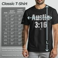 thumbnail image 5 of Men's WWE Stone Cold Steve Austin 3:16 White Logo Graphic Tee Black X Large, 5 of 10