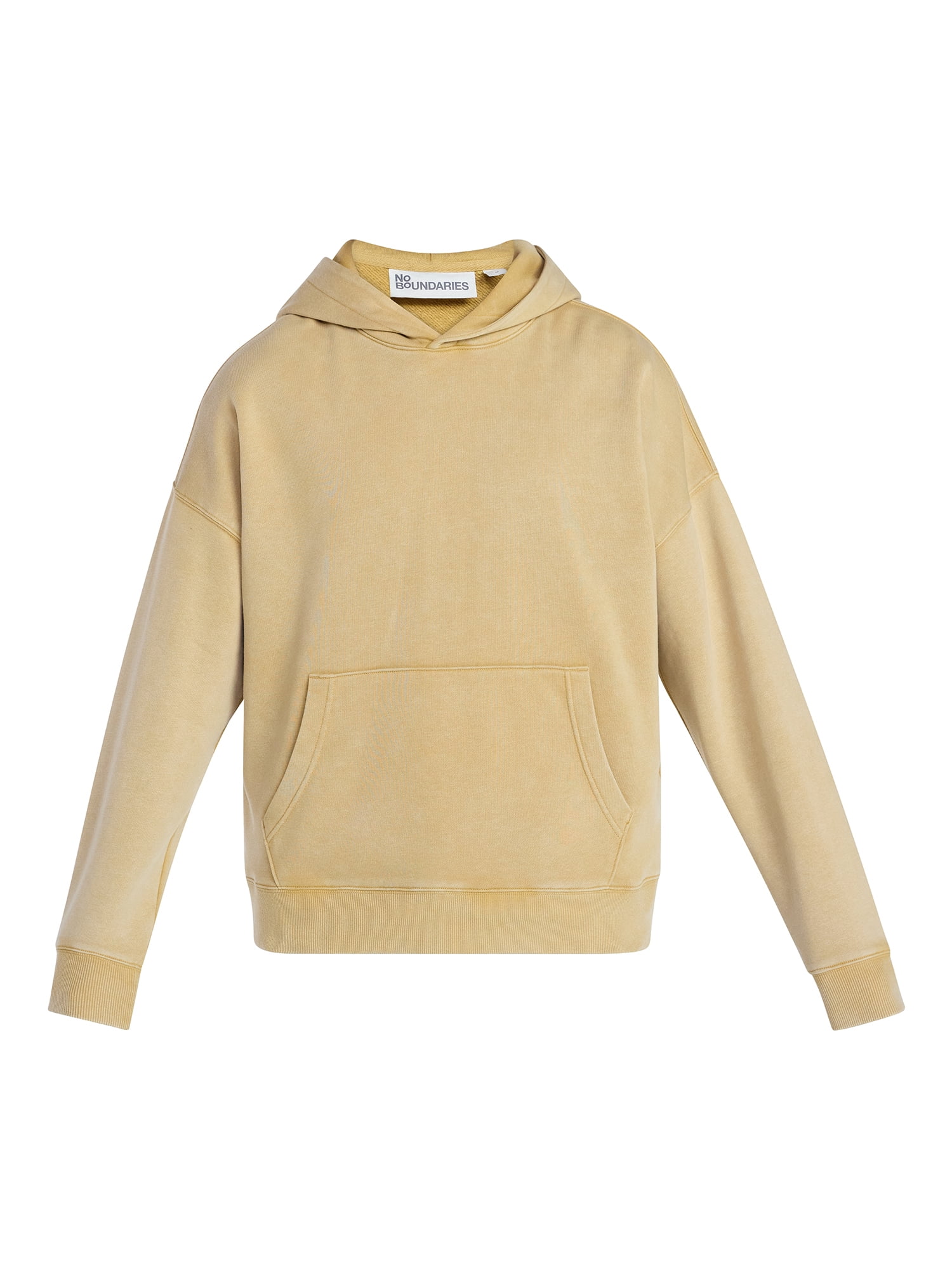No Boundaries Oversized Hoodie with Long Sleeves, Men's XS-4XLT