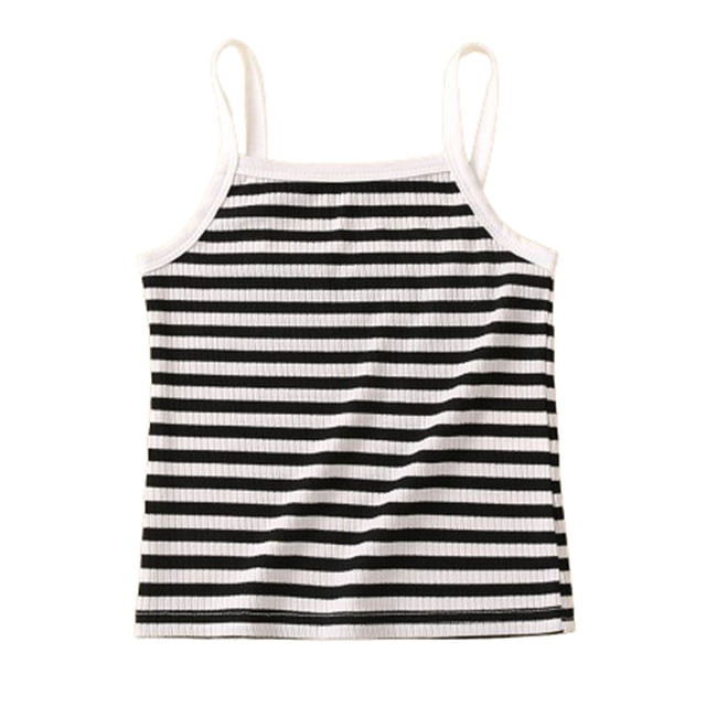 Baby Girl Gifts, Baby Summer Girls Round Neck Solid Color Drawstring Waist Short Top
