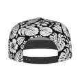 thumbnail image 4 of Fotbe Tropical Leaves Flat Bill Visor Cap Classic Snapback Hat Polyester Foam Trucker Hat Trucker Cap Adjustable Baseball Cap, 4 of 9