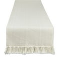 thumbnail image 1 of Design Imports CAMZ12096 Chemin de Table à Franges Taupe Varié, 1 of 2