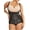 Black, variant on Womens Extra Firm Control Modern Miracle Open Bust Bodysuit Style-2561