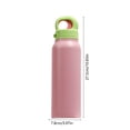 thumbnail image 2 of Stainless Steel Water Bottle, Insulated Coffee Mug, Portable Outdoor Sports Bottle with Handle and Spill-Proof Lid, Large Capacity 750ml Durable Leak-Resistant Design, 2 of 6