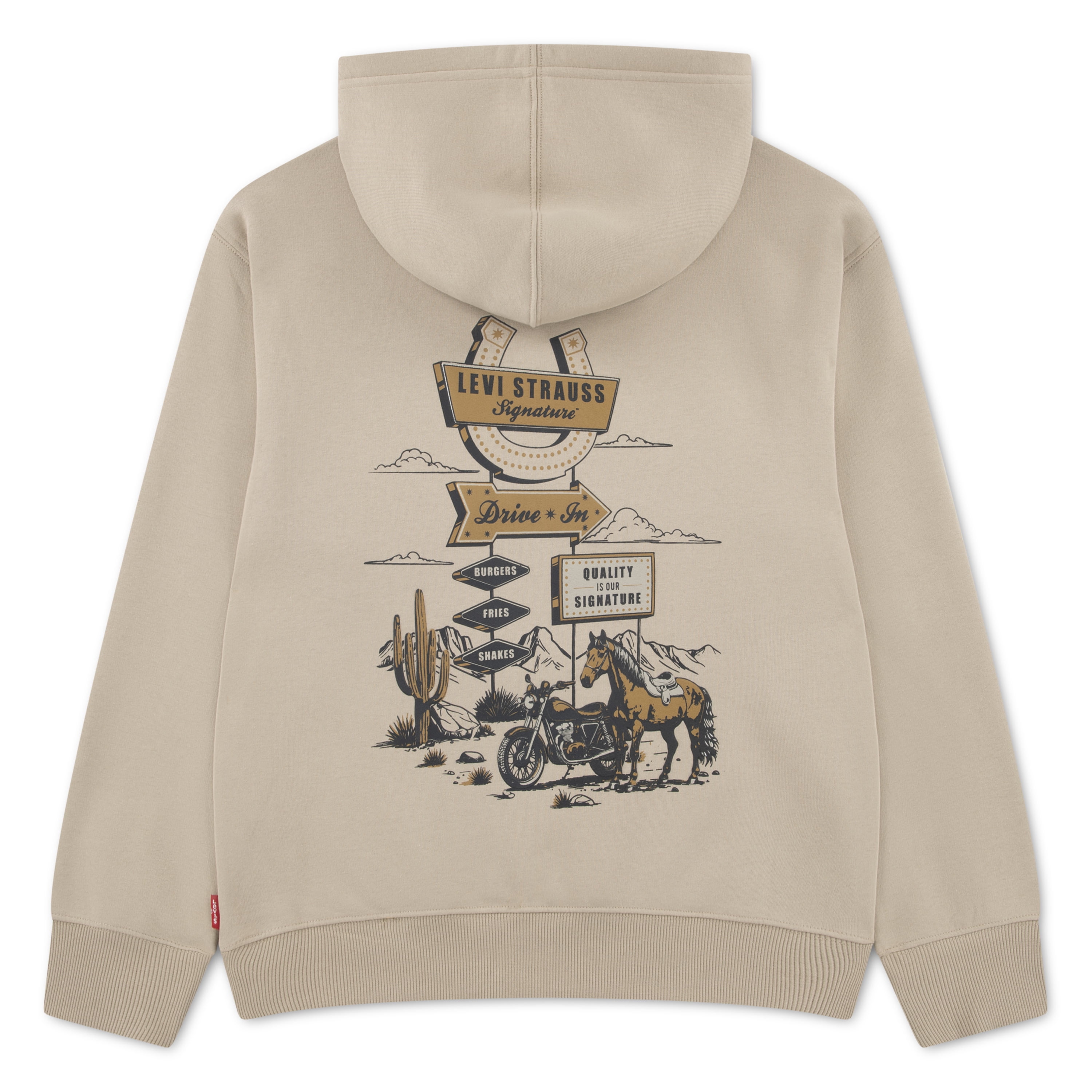 Levi Strauss Signature Boys Fleece Hoodie, Sizes 4-18