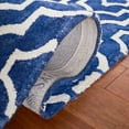 thumbnail image 5 of Safavieh Dip Dye Lairos Distressed Wool Area Rug, Navy/Ivory, 2' x 3', 5 of 11