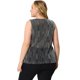 thumbnail image 4 of Camisesin mangas de purpurisin mangas con lentejuelas pamujer negro plateado 4XL, 4 of 6