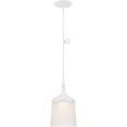 thumbnail image 2 of 6.75 in. Transitional Pendant in White Finish, 2 of 2