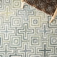 thumbnail image 6 of SAFAVIEH Marquee Vaughn Geometric Runner Rug, Ivory/Blue, 2'6" x 8', 6 of 8