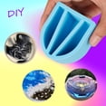 thumbnail image 2 of PENGXIANG Tasse de Distribution en Silicone Bleue Antiadhésive Tasse de Tonification Réutilisable Moule pour Fabrication de Bijoux Outils en Silicone pour Bijoux Arts en Résine Décoration Maison, 2 of 9