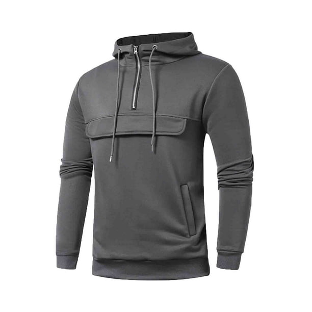 Mens zip up deals tops no hood