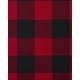 thumbnail image 2 of Conjunto de pijama The Children's Place, algodón, rojo y negro, a cuadros, L, 2 of 3
