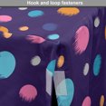 thumbnail image 4 of Space Dog Crate Cover, Design of Colorful Circular Planets Cosmic Items, Easy to Use Pet Kennel Cover for Medium Large Dogs, 35" x 23" x 27", Indigo Multicolor, by Ambesonne, 4 of 6