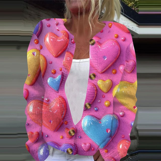 LOVZFMLL Vestes pour Femmes Mode Blouse Imprimée Manches Longues Sweat à Capuche
