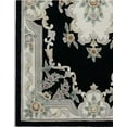 thumbnail image 5 of Hand-Tufted Floral Wool Area Rug | 100% New Zealand Wool Carpet for Living Room, Bedroom, and Home Décor (Black)_4X6, 5 of 5