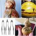 thumbnail image 5 of Toyvian 3pcs Wood Burning Tips Pyrography Tips Wooden Burning Wire Nibs Pyrography Wire Pen Nibs, 5 of 10