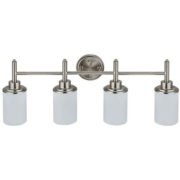 Miseno FLVL1024BN 60 W 4 Medium E-26 Vanity Light, Brushed Nickel