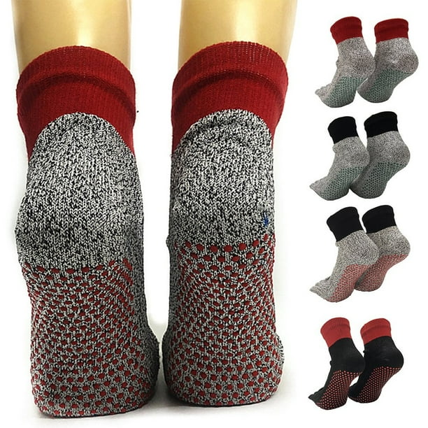 Ustyle Polyurethane Stay Confident With These Breathable Yoga Toe Socks  Wide Applications Five Finger Socks Green and Red