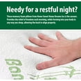 thumbnail image 2 of Memory Foam Hypoallergenic Comfort Cooling Bamboo Pillow - Set of 2 - Standard/Queen, 2 of 6