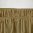 thumbnail image 3 of Wrap Around Bed Skirts 12" Drop, Fully Elastic Dust Ruffle, Soft and Luxury, Fade Resistant, Machine Washable Luxurious Fabric, Full Size - Taupe Solid., 3 of 4