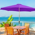 thumbnail image 5 of Kbndieu 8.8ft Beach Umbrella for Sand, Outdoor Portable Patio Umbrella Replacement Canopy for 6 Ribs on Clearance, 5 of 5