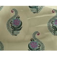 thumbnail image 4 of oneOone Georgette Viscose Fabric Leaves & Floral Block Printed Craft Fabric BTY 42 Inch Wide, 4 of 4