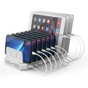 Unitek USB C Charging Station, 120W 10 Port Type C Charging Organizer for Multiple Devices, iPhone, Smartphones,