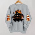 thumbnail image 2 of Hvogkswy Halloween Sweatshirt for Women Printed 2026 Long Sleeve Crewneck Sweatshirts Oversized Fall Winter Casual Pullover Tops, 2 of 5