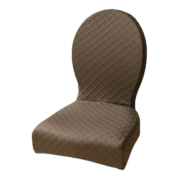 Bewildely Funda para silla suave y cómoda, elegante para silla de comedor 80, fundas de excelente mano de obra para taburete Decoración del hogar café