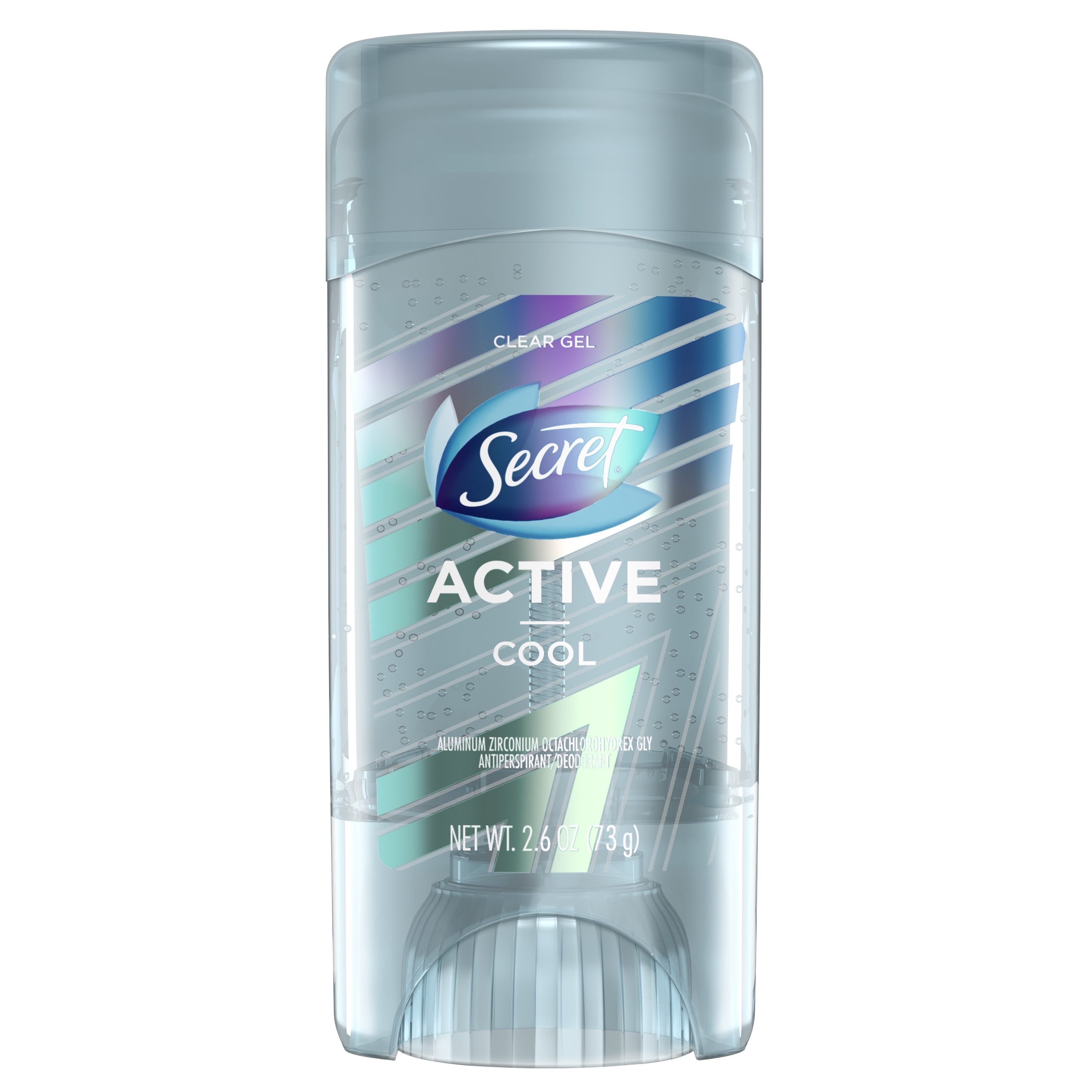 Secret Active Clear Gel Antiperspirant Deodorant Cool 2.6 Oz