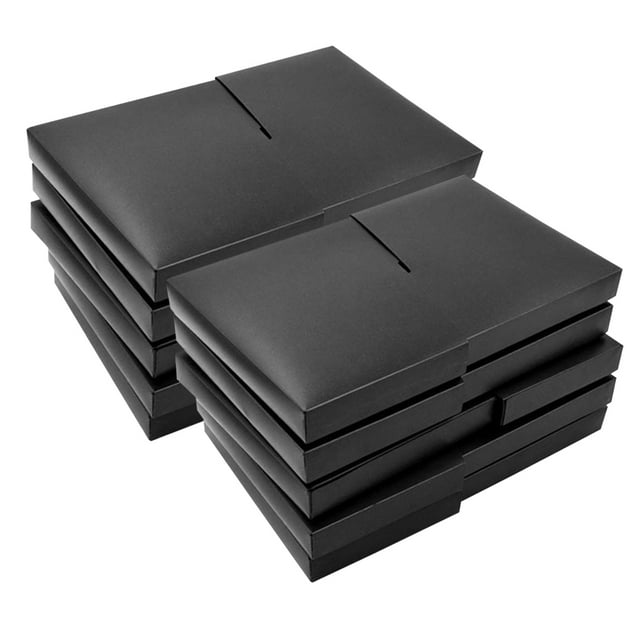 Raindrops 10Pcs Black Game Card Storage Case Protective Sleeve with Premium PP Material for Game Disc