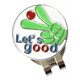 thumbnail image 5 of Marcador de Pelota de Golf Deportivo Profesional Herramienta de Clip de Sombrero de Golf Magnético para Hombres Mujeres Niños Regalo de Navidad - Vari Dejanos bien Macarena Clip marcador de pelota de golf, 5 of 8