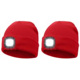thumbnail image 1 of Gorro con Luz LED Recargable por USB con 4 Gorros Regalos para Papá Rojo, 1 of 7