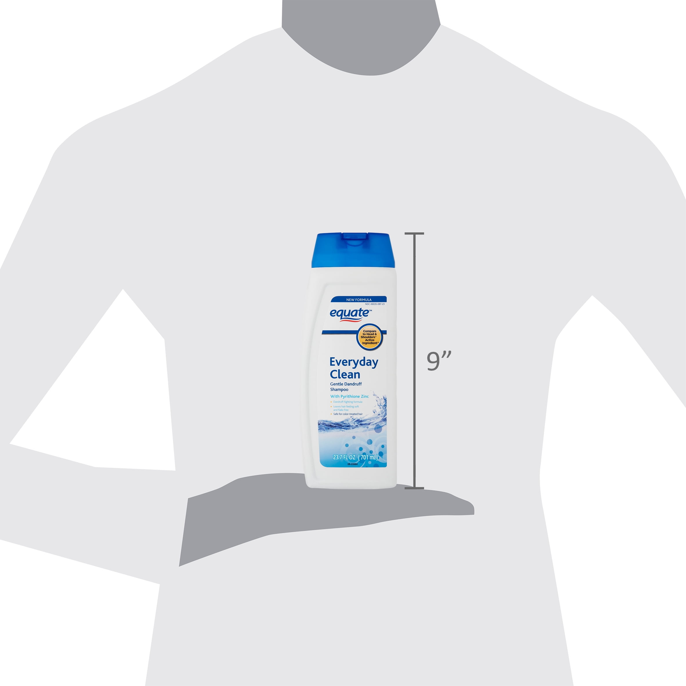 Equate Everyday Clean Gentle Dandruff Shampoo, 23.7 fl oz