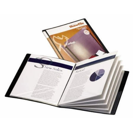 - Cardinal by TOPS Products ShowFile Display Book with Custom Cover Pocket , 8.5 x 11 Inch Sheet Size, 24 Sleeves, Black (50232)