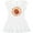 AA-White, variant on Happy Thanksgiving with Cute Turkey Girls Toddler Dress