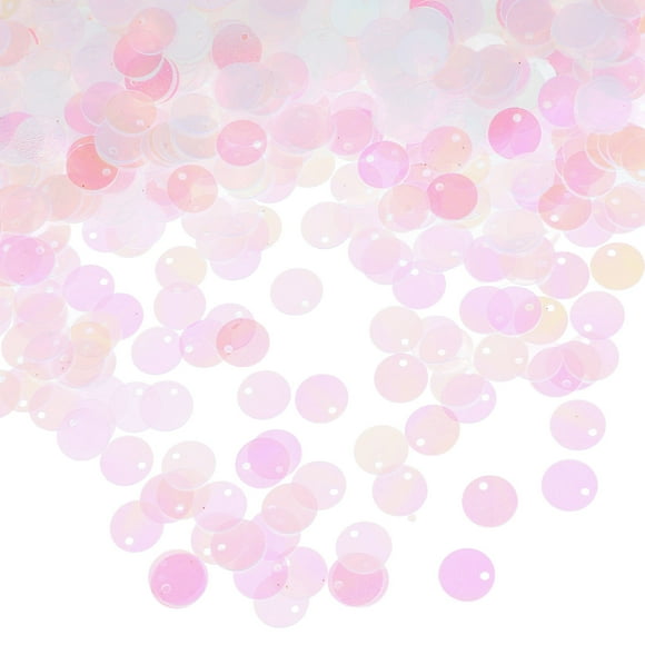 Phenofice Paillettes Plates en Sequins PVC Transparent Projets DIY 1 Ensemble (500g/paquet)