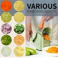 thumbnail image 2 of 5-in-1 Interchangeable Blades Rotary Cheese Grater Hand Crank with Anti-Slip Base, Vegetable Slicer Shredder, 2 of 7