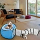 thumbnail image 2 of Paquete de cubos y túnel de juguete para gatos, tubo plegable interactivo, azul, 2 of 3