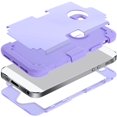 thumbnail image 2 of iPhone 5S Case iPhone SE iPhone 5 Case Shockproof Protective Case for iPhone SE 5S 5 Purple, 2 of 7