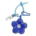 thumbnail image 4 of Llavero de flores, ligero, decorativo, novedoso, para coche, adorable. Azul profundo, 4 of 9