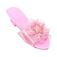 thumbnail image 1 of Zapatos de vestir de princesa, zapatos de vestir para niños, tacones, sandalias de gelatina portátiles para niñas. rosa claro, 1 of 9