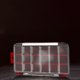 thumbnail image 1 of Caja de cebo de señuelos de anzuelo de pesca de 2 capas Caja de aparejos de pesca impermeable (Rojo), 1 of 4