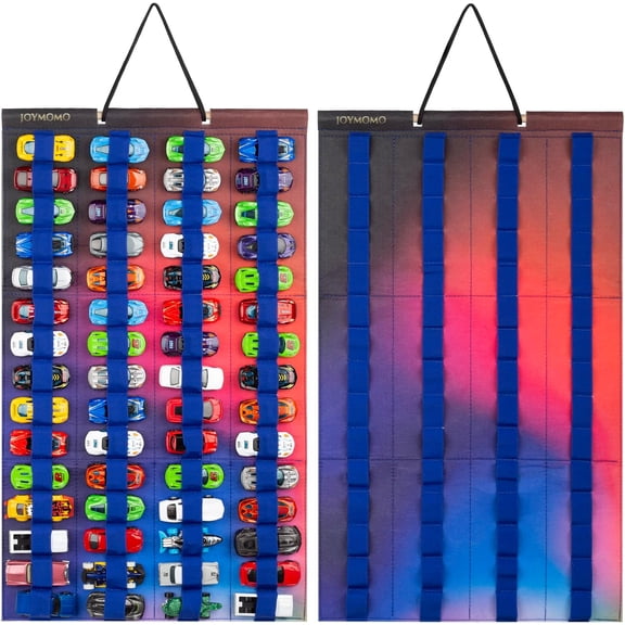 Hanging Storage Organizer for Toy Cars Felt Display Case Hold Up Toy Cars