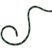 Hyper Tough 5/16” Diamond Braided Polypropylene Rope 50 feet, Black and Green