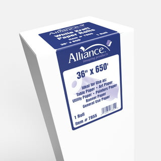 Alliance Wide Format Paper 36 x 150' Vellum Aqueous Ink Jet with 2 core  20# - 1 roll/carton