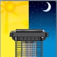 thumbnail image 4 of Mata moscas,Matamoscas solar para exteriores,resistente al agua,Matamoscas eléctrico para jardín y césped,Matamoscas para patio,jardín,camping,Mata moscas Iluminación para patio, 4 of 8