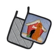 thumbnail image 2 of Carolines Treasures BB2818PTHD Dog House Collection Irish Setter Pair of Pot Holders 7.5HX7.5W multicolor, 2 of 3