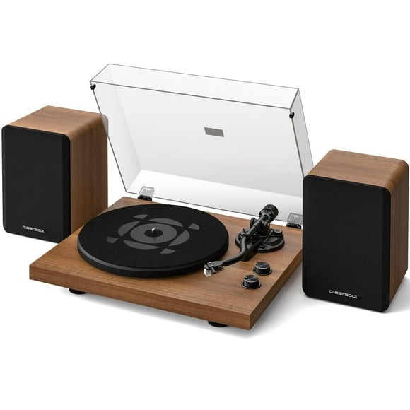 Reproductor de discos de vinilo Qlearsoul SoulBox S1 con altavoces estéreo